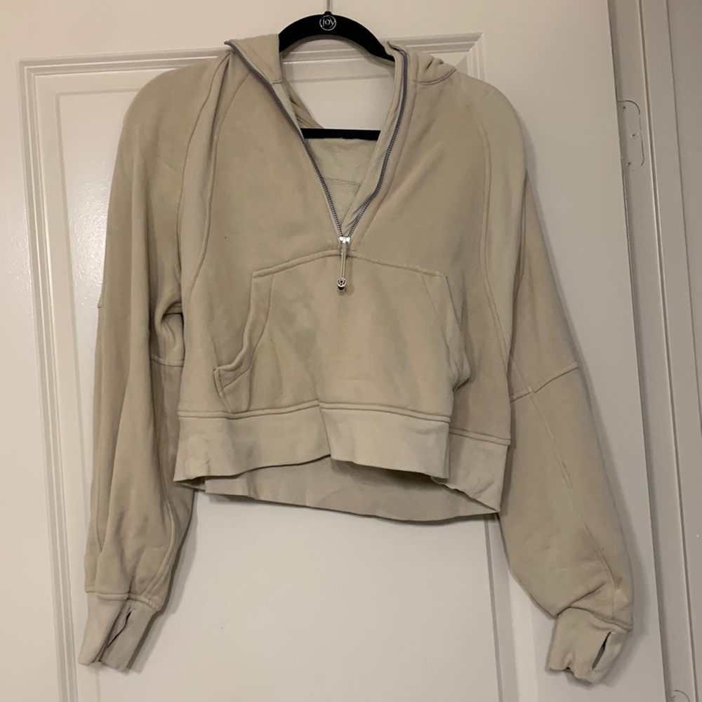 Lululemon Oversized Scuba Cropped Hoodie